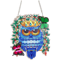 Charger l&#39;image dans la galerie, Suspension de Porte Diamond Painting 5D Hibou