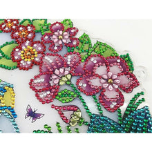 Charger l&#39;image dans la galerie, Suspension de Porte Diamond Painting 5D Flamants avec LED et Pendentif