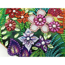 Charger l&#39;image dans la galerie, Suspension de Porte Diamond Painting 5D Flamants avec LED et Pendentif