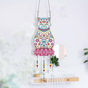 Suspension de Porte Diamond Painting 5D Chat