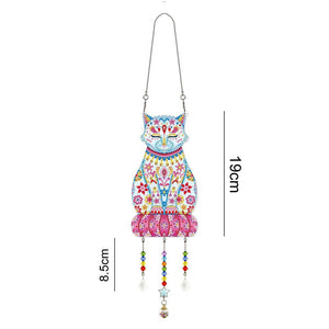Suspension de Porte Diamond Painting 5D Chat