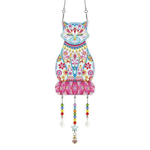 Suspension de Porte Diamond Painting 5D Chat