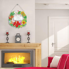Charger l&#39;image dans la galerie, Suspension de Porte Diamond Painting 5D avec Couronne avec LED et Pendentif