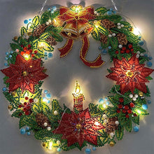 Charger l&#39;image dans la galerie, Suspension de Porte Diamond Painting 5D Couronne avec LED et Pendentif