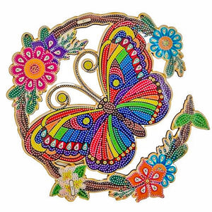 Suspension de Porte Diamond Art Papillon