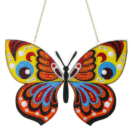 Suspension de Porte Diamond Painting 5D - Papillon