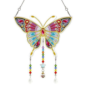 Suspension de Porte Diamond Painting 5D Design de Papillon