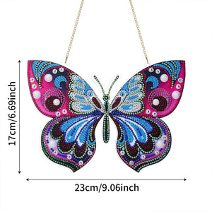 Suspension de Porte Diamond Painting 5D avec Papillon