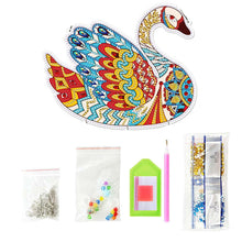 Charger l&#39;image dans la galerie, Suspension de Porte Diamond Painting 5D Cygne