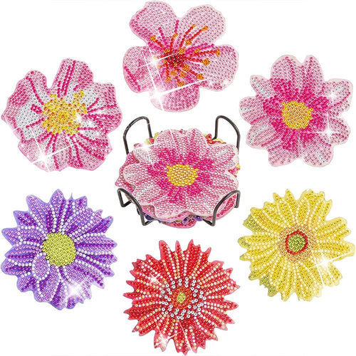 Sous-Verre Diamond Painting 5D Fleurs