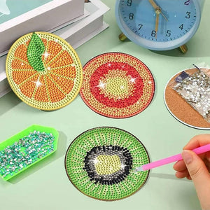 Sous-Verre Diamond Painting 5D avec Fruits
