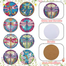 Charger l'image dans la galerie, Sous-Verre Diamond Painting 5D Libellules