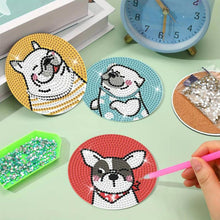Charger l'image dans la galerie, Sous-Verre Diamond Painting 5D avec Chiens Chanceux