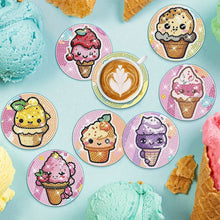Charger l'image dans la galerie, Sous-Verre Diamond Painting 5D Cornets de Glace Amusants