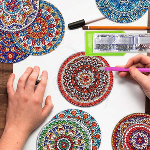 Sous-Verre Diamond Art Mandala