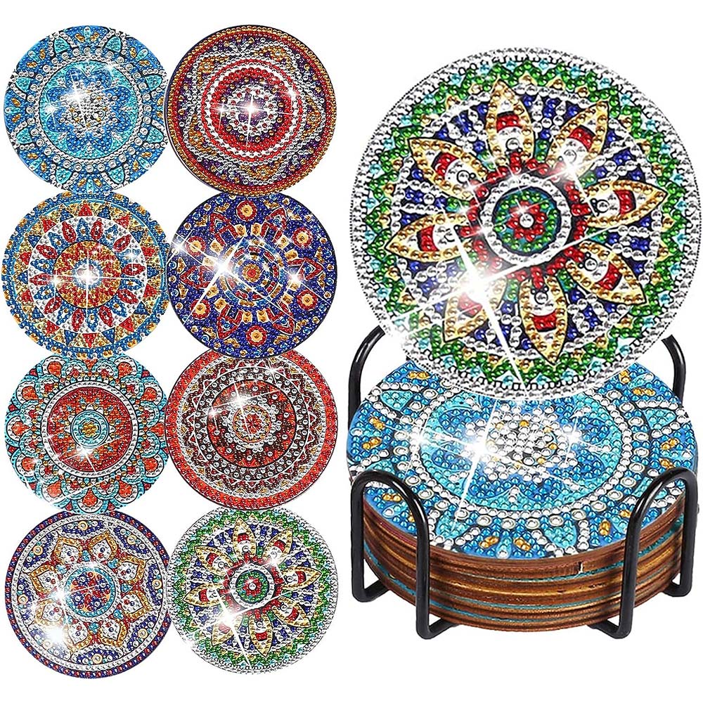 Sous-Verre Diamond Art Mandala