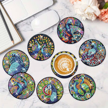 Charger l&#39;image dans la galerie, Sous-Verre Diamond Painting 5D avec Paon