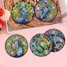 Charger l&#39;image dans la galerie, Sous-Verre Diamond Painting 5D avec Paon