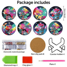 Charger l&#39;image dans la galerie, Sous-Verre Diamond Painting 5D avec Roses