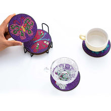 Charger l'image dans la galerie, Sous-Verre Diamond Painting 5D Papillons Violets