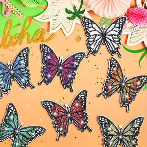 Sous-Verre Diamond Painting 5D Papillons Ensemble de 10 Pièces