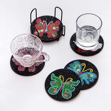 Charger l'image dans la galerie, Sous-Verre Diamond Painting 5D Papillons Noirs