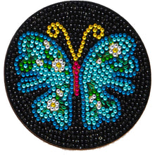Charger l'image dans la galerie, Sous-Verre Diamond Painting 5D Papillons Noirs