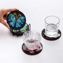 Charger l'image dans la galerie, Sous-Verre Diamond Painting 5D Papillons Noirs