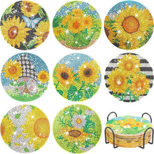 Charger l&#39;image dans la galerie, Sous-Verre Diamond Painting 5D avec Tournesols