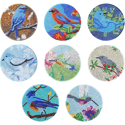 Sous-Verre Diamond Painting 5D Oiseaux