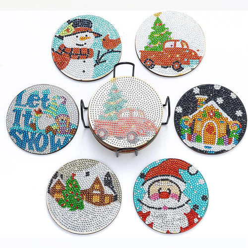 Sous-Verre Diamond Art Noël