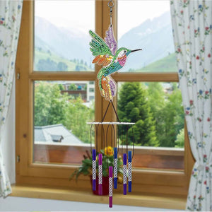 Carillon Diamond Painting avec Colibri