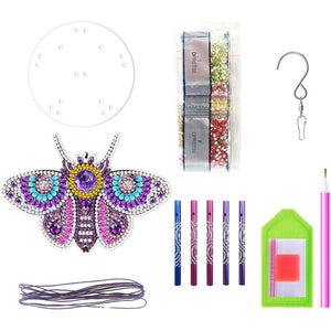 Carillon Diamond Painting avec Papillon