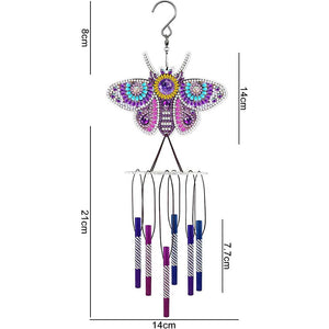 Carillon Diamond Painting avec Papillon