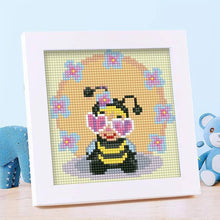 Charger l&#39;image dans la galerie, Diamond Painting Abeille pour Enfants avec Cadre Photo