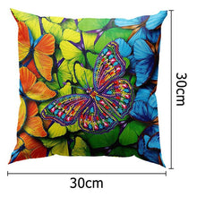 Charger l&#39;image dans la galerie, Housse de Coussin Diamond Painting 5D 30x30 cm Papillon