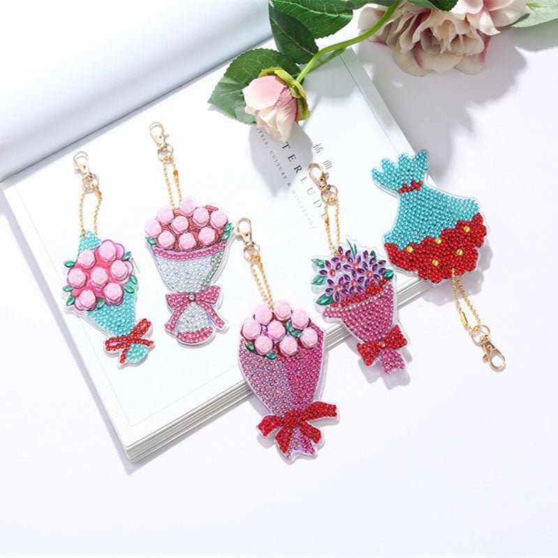Maomaoyu DIY 5D Diamond Painting for Children, 15 Pieces Diamond Painting Keyrings, Creative Hobbies, Diamond Painting as Gifts & Toy for Girls 5 6 7 8 9 Years Old Unicorn Maomaoyu DIY 5D Diamond Painting for Children, 15 Pieces Diamond Painting Keyrings, Creative Hobbies, Diamond Painting as Gifts & Toy for Girls 5 6 7 8 9 Years Old Unicorn