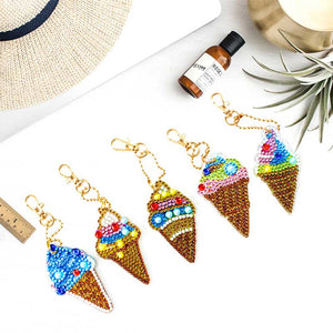 Porte-Clés Diamond Painting 5D Glace