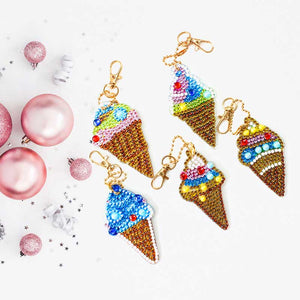 Porte-Clés Diamond Painting 5D Glace