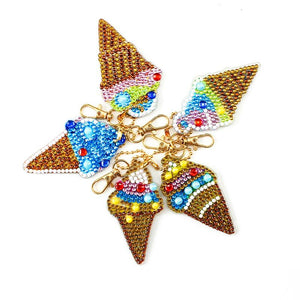 Porte-Clés Diamond Painting 5D Glace