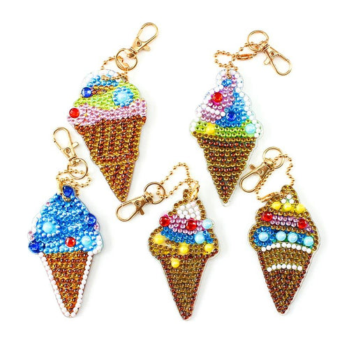 Porte-Clés Diamond Painting 5D Glace