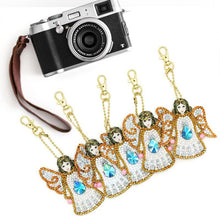 Charger l&#39;image dans la galerie, Porte-Clés Diamond Painting 5D Ange 5 Pièces