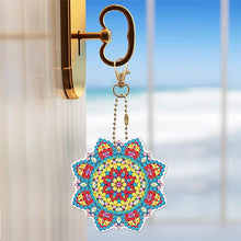 Charger l&#39;image dans la galerie, Porte-Clés Diamond Painting 5D Mandala 8 Pièces