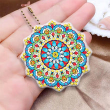 Charger l&#39;image dans la galerie, Porte-Clés Diamond Painting 5D Mandala 8 Pièces