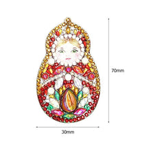 Charger l&#39;image dans la galerie, Porte-Clés Diamond Painting 5D Matryoshka