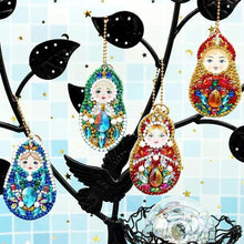 Charger l&#39;image dans la galerie, Porte-Clés Diamond Painting 5D Matryoshka