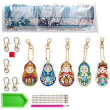 Charger l&#39;image dans la galerie, Porte-Clés Diamond Painting 5D Matryoshka