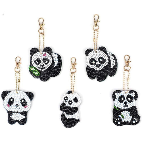 Porte-Clés Diamond Painting 5D Panda