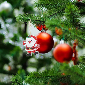 Porte-Clés Diamond Painting 5D Noël 5 Pièces