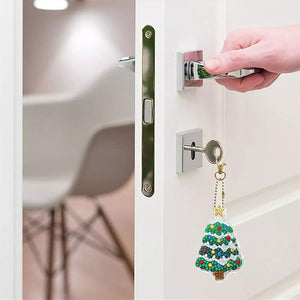 Porte-Clés Diamond Painting 5D Noël 5 Pièces